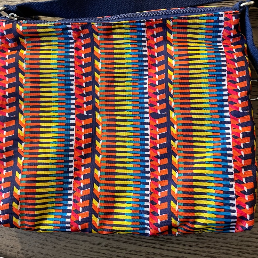 Kipling Multicolor Striped Nylon Crossbody - Picture 4 of 7